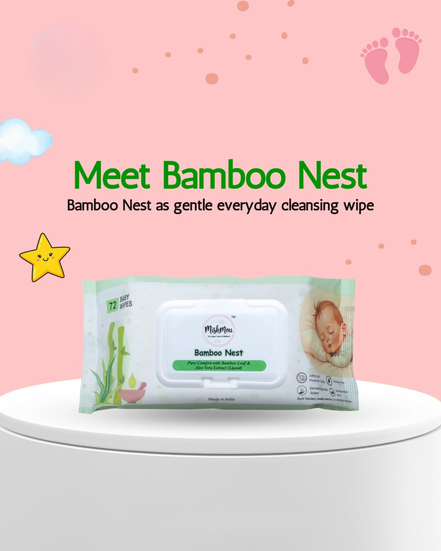 Bamboo Nest Baby Wipes