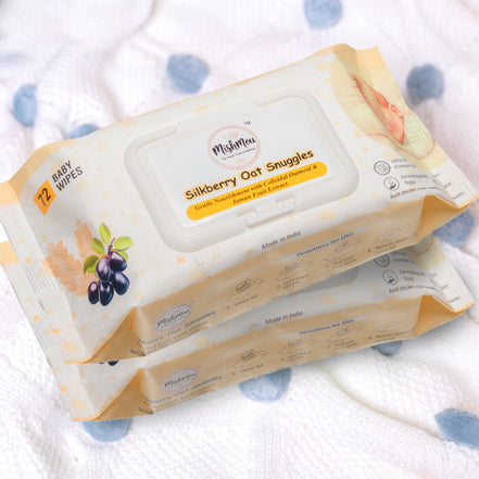 Combo of 3 Silkberry Oat Snuggles Baby Wipes