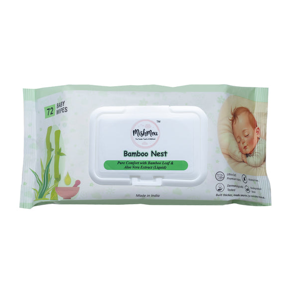 Bamboo Nest Baby Wipes