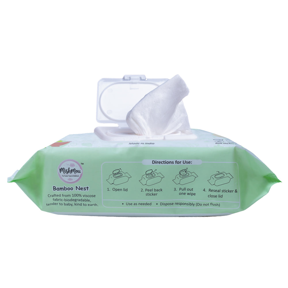Bamboo Nest Baby Wipes