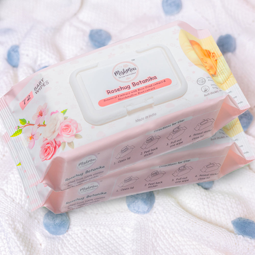 Rosehug Botanika Baby Wipes