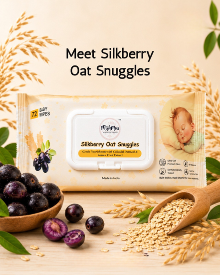 Silkberry Oat Snuggles Baby Wipes