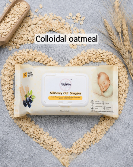 Silkberry Oat Snuggles Baby Wipes