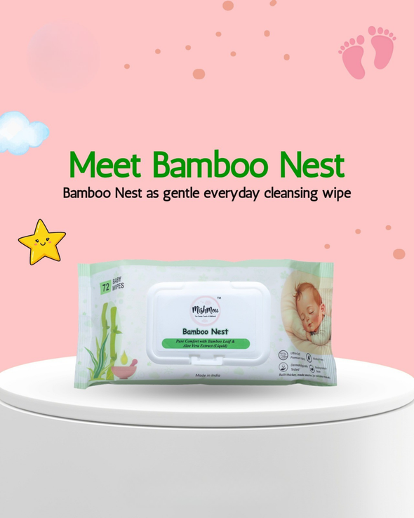 Bamboo Nest Baby Wipes