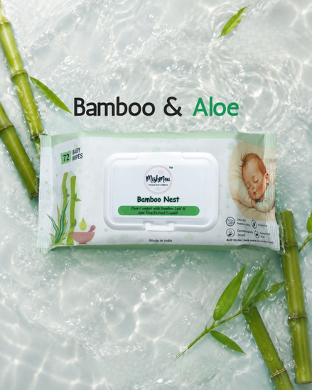Bamboo Nest Baby Wipes