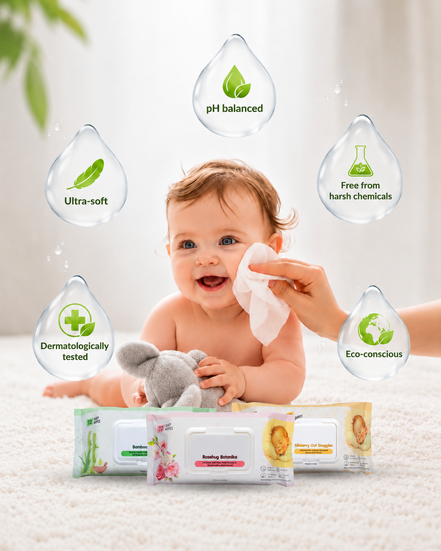 Baby Wipes 3-in-1 Combo Pack
