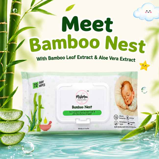 Bamboo Nest Baby Wipes