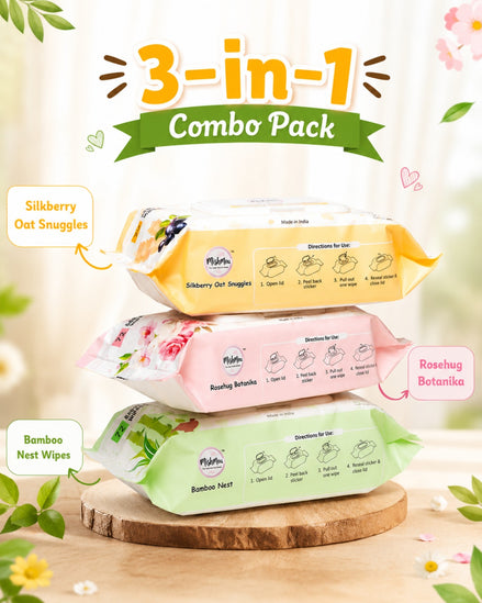 Baby Wipes 3-in-1 Combo Pack